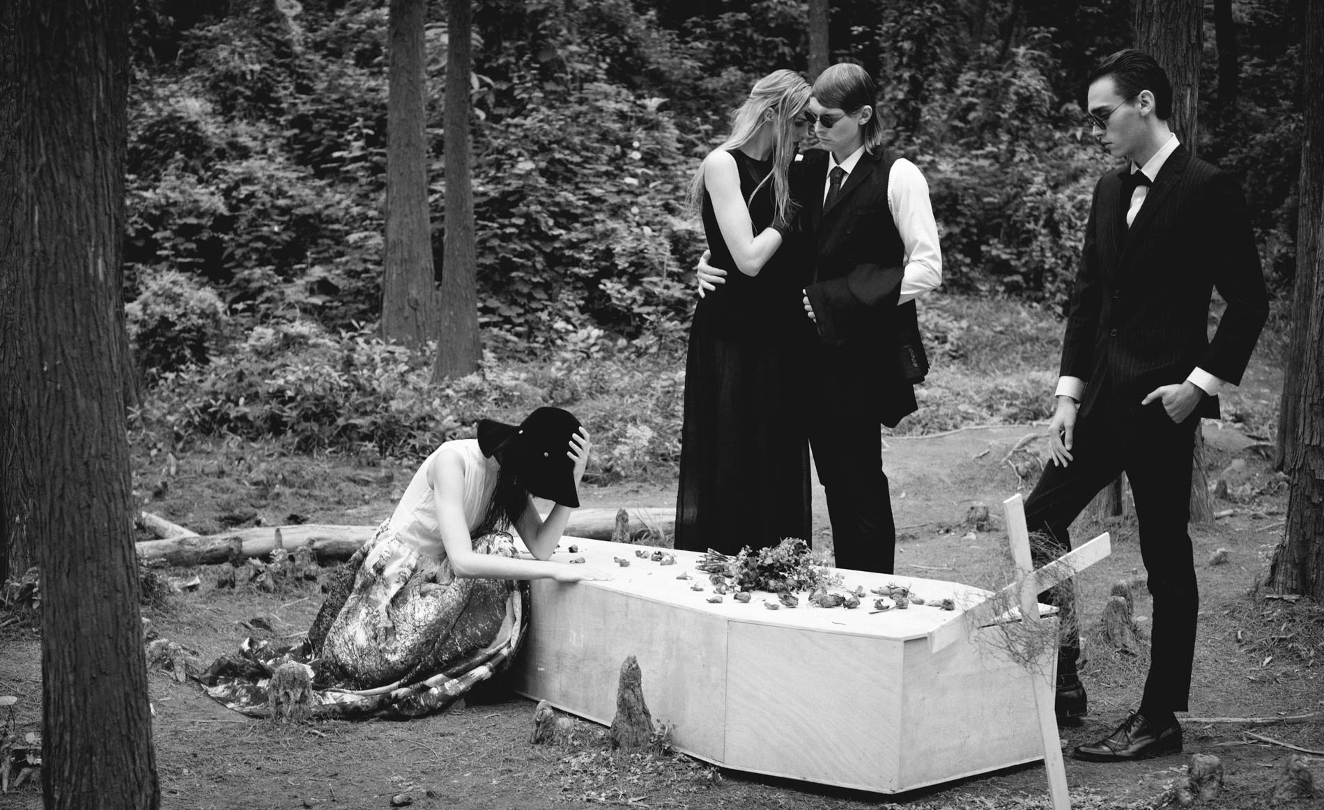 Fashion editorial "fashion is dead" by Bold and Untold magazine in Guangzhou, China