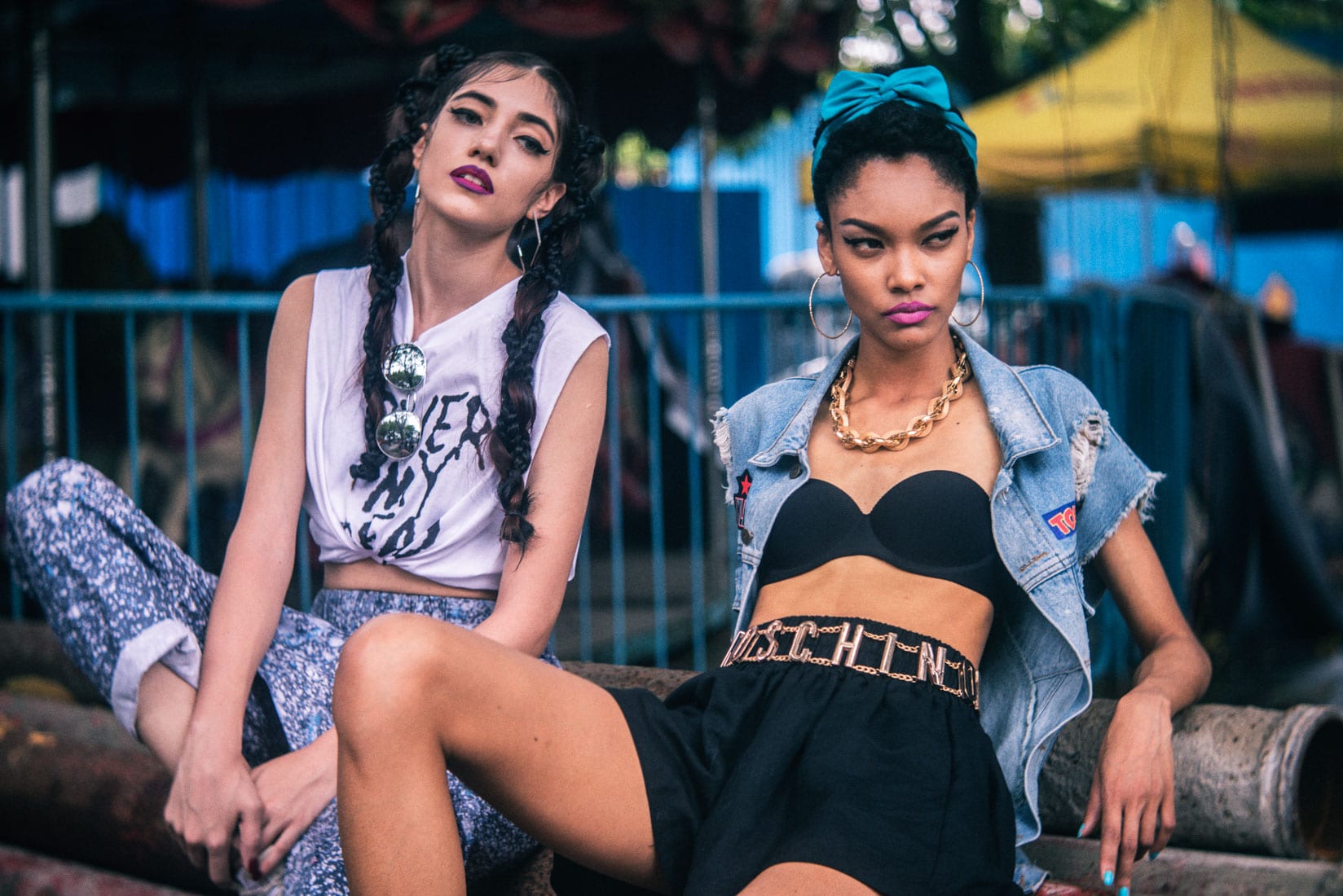 fashion editorial on an abandoned amusement park in Guangzhou, China, by ITR Visuals