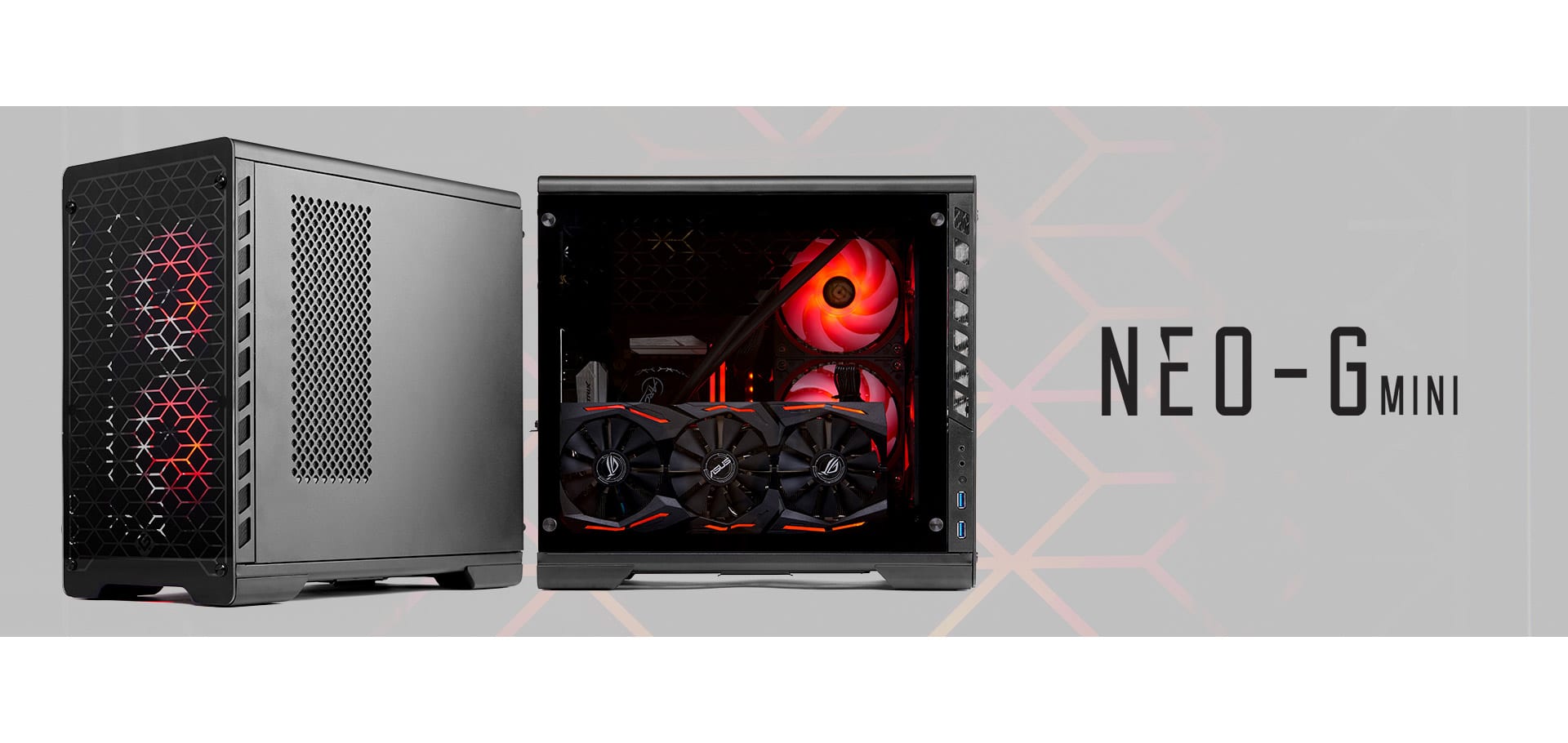 MG Neo computer case product photography by ITR Visuals