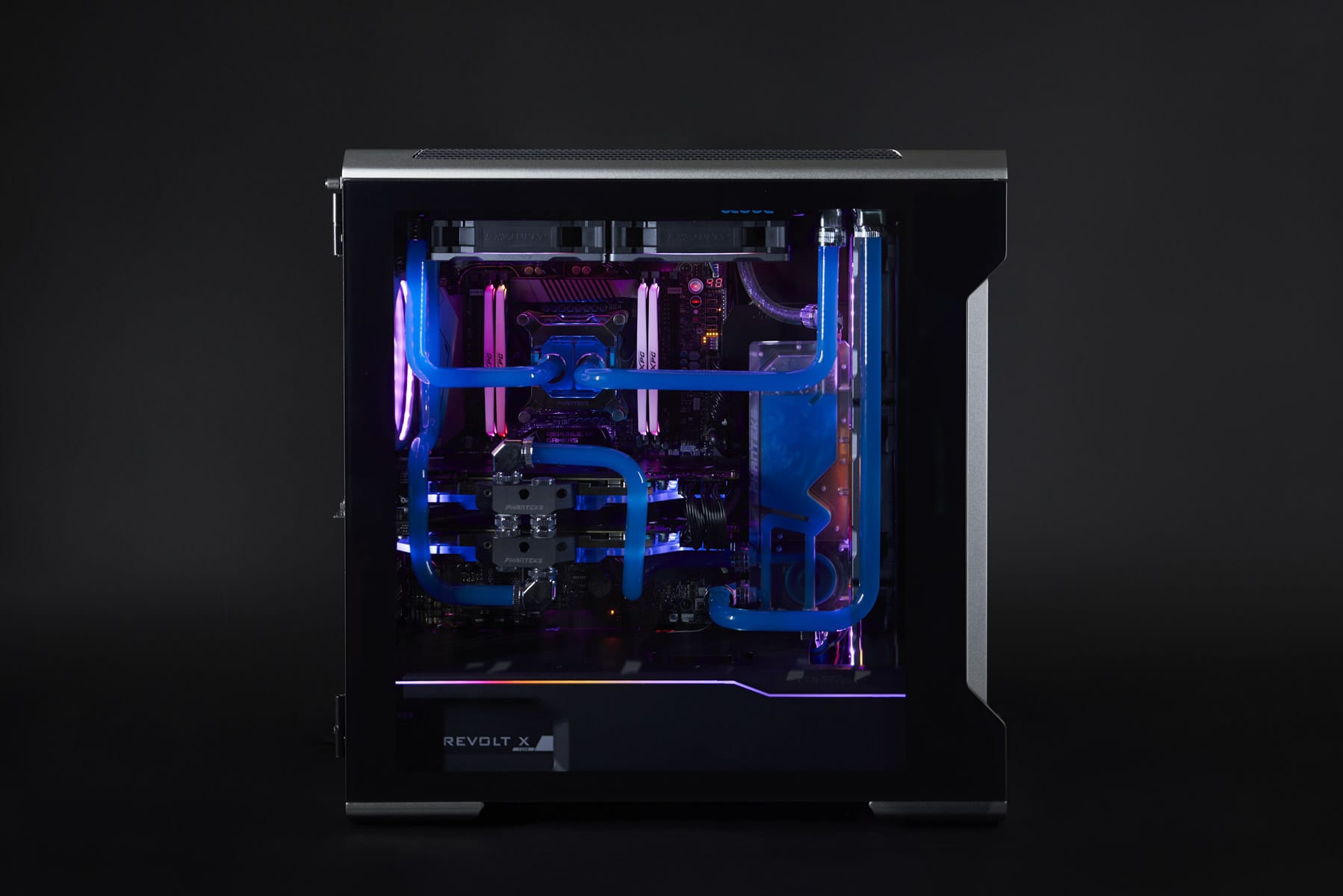 Phanteks Evolv X product photography by ITR Visuals in Guangzhou