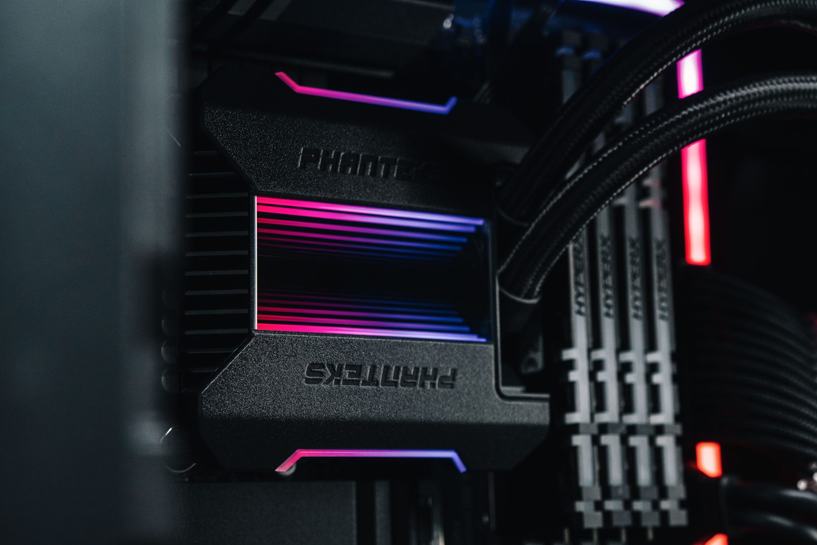 Phanteks Glacier AIO - Product photography for e-commerce and print by ITR Visuals in Guangzhou, China