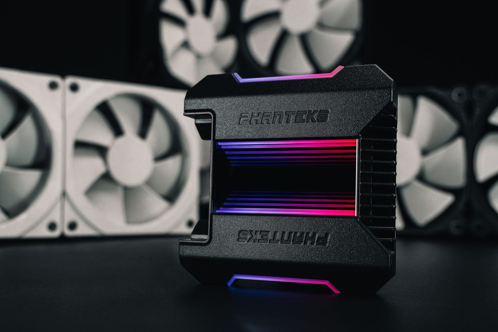 Phanteks Glacier AIO - Product photography for e-commerce and print by ITR Visuals in Guangzhou, China
