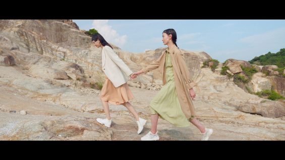 Screengrab from Camel's "freedom" fashion video shot by ITR Visuals in Guangzhou