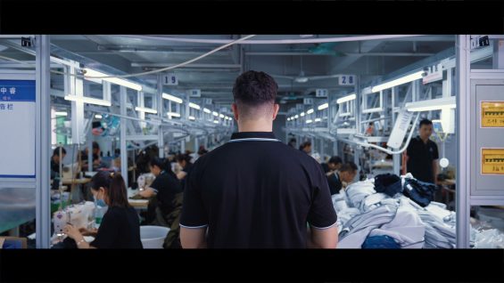 A screenshot from a factory video in China shot by ITR Visuals.