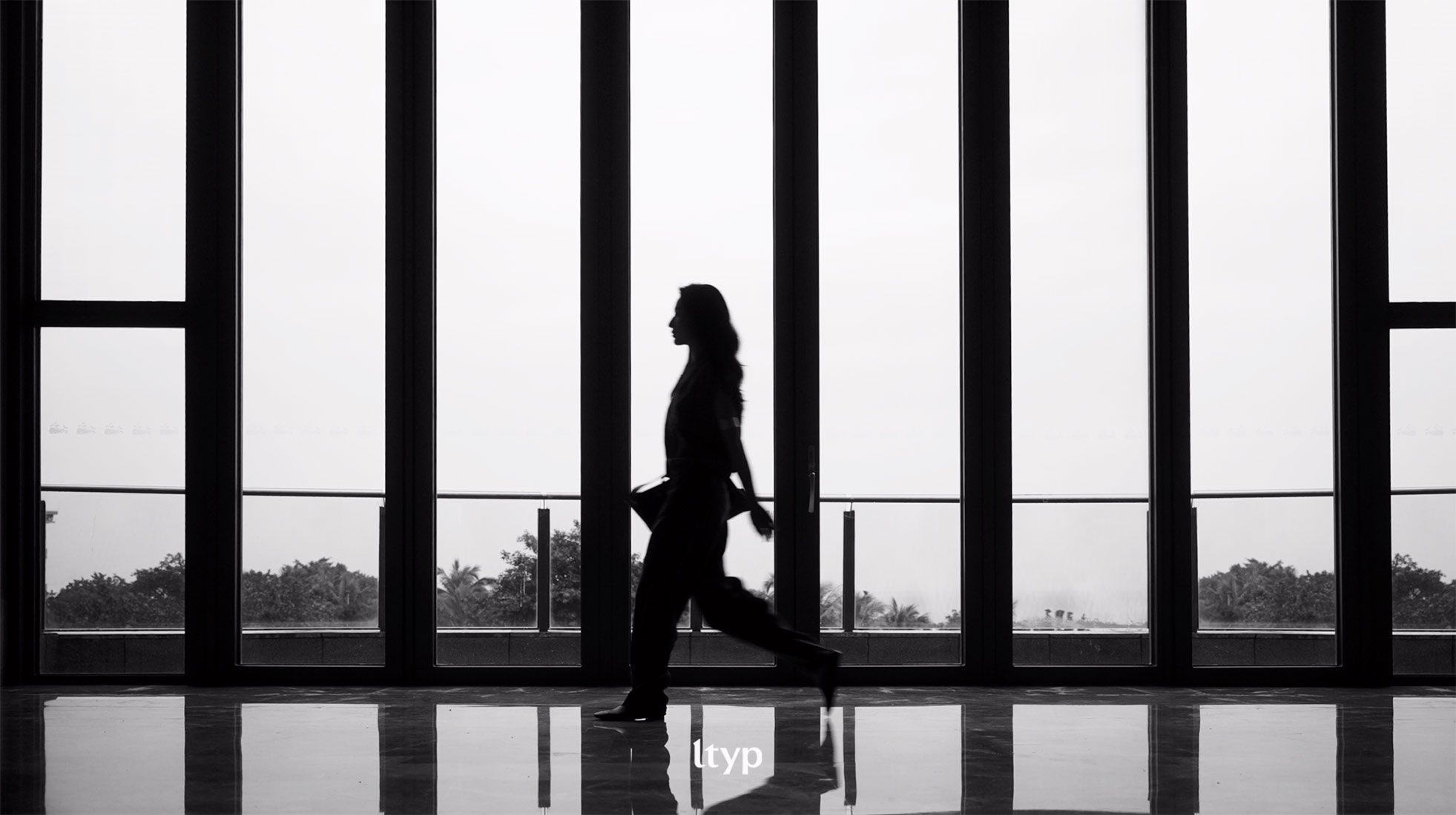 still from the fashion show video for LTYP shot in Shanwei China