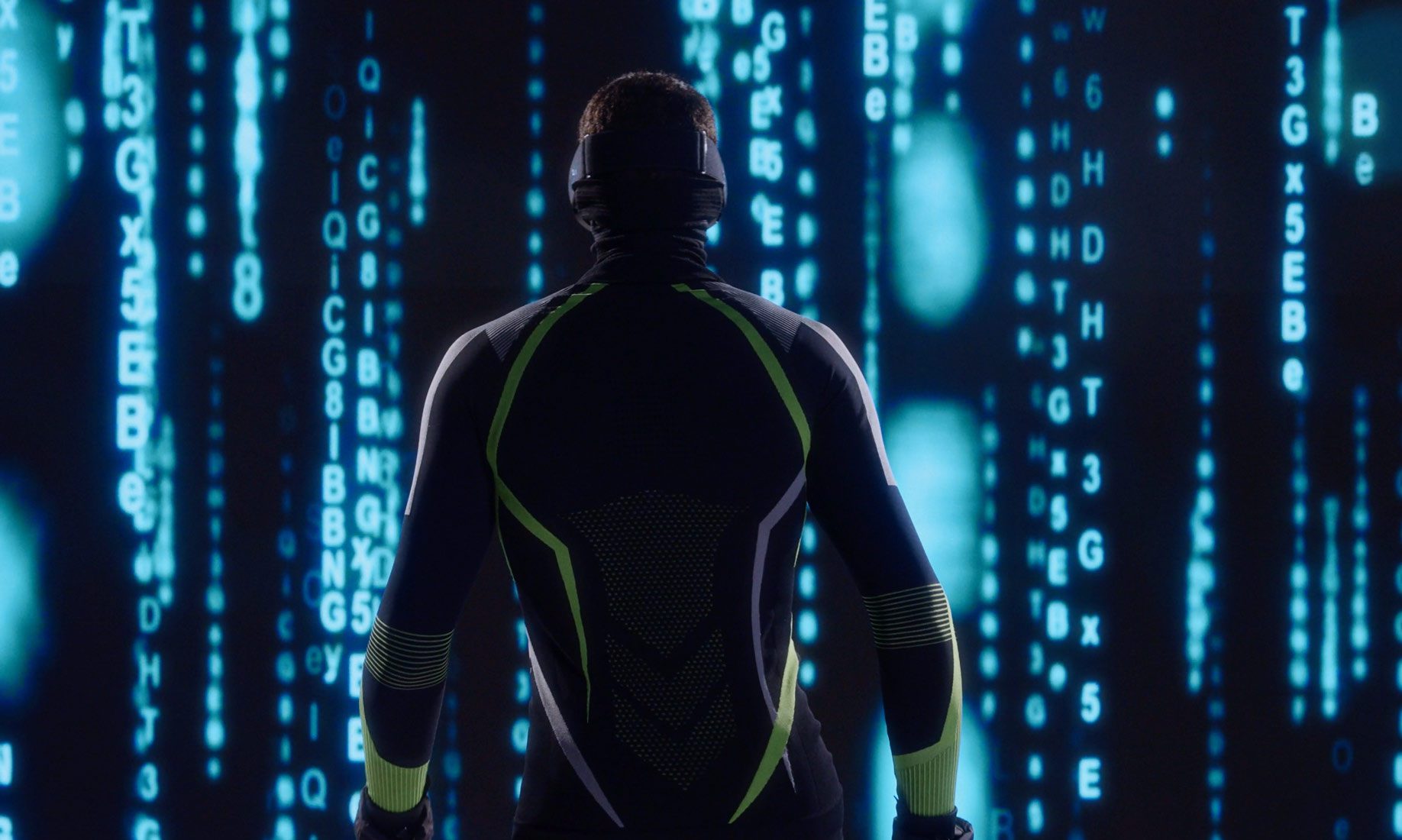 Screengrab from Surpine's Autumn Winter fashion video shot in China.