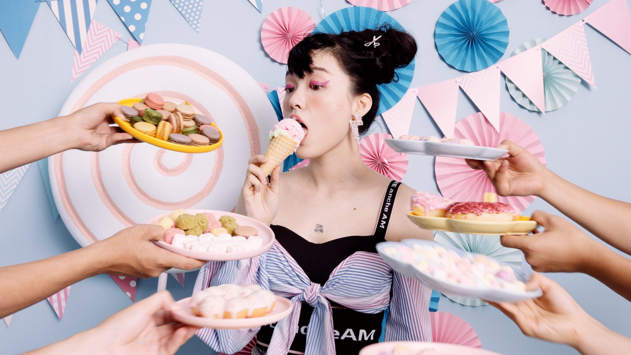 stills from the video for Me+, a jewelry brand for teenagers.