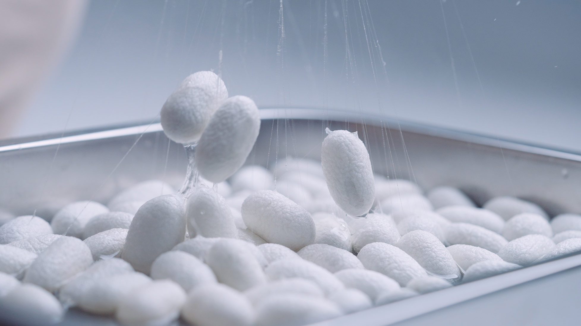 making of a silk shirt for chinese brand Shui yun jian. Fashion video