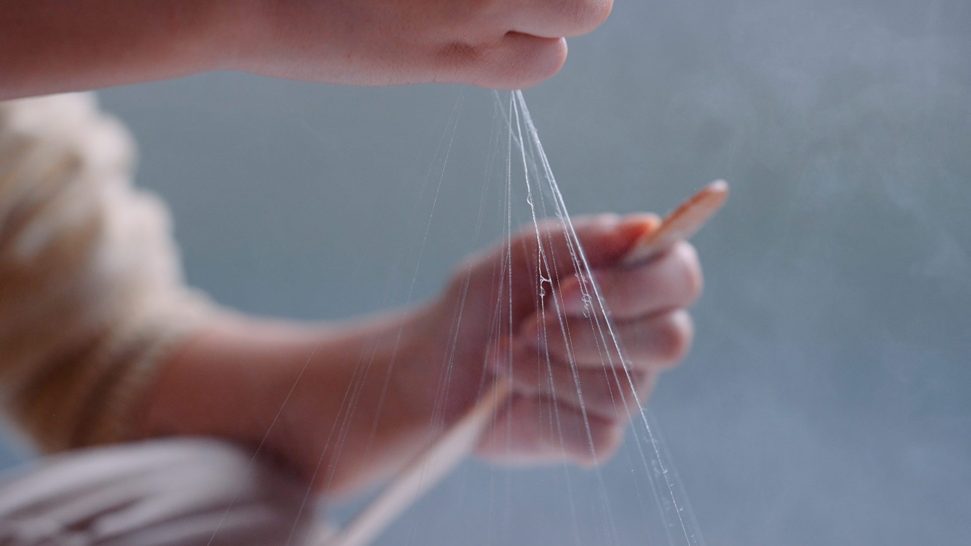 making of a silk shirt for chinese brand Shui yun jian. Fashion video