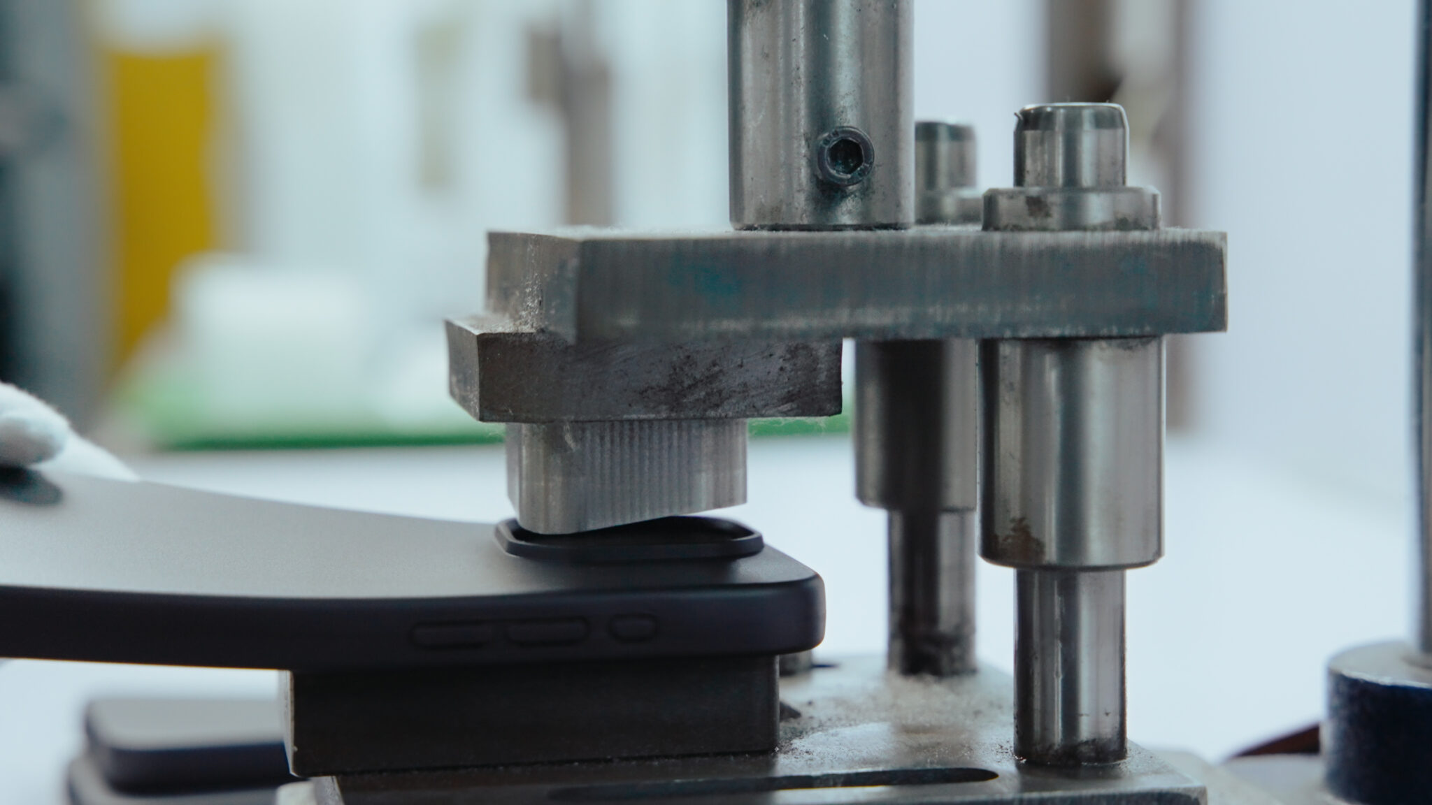 Factory photo and video for Design by Wave, a phone case and screen protector company from the U.K