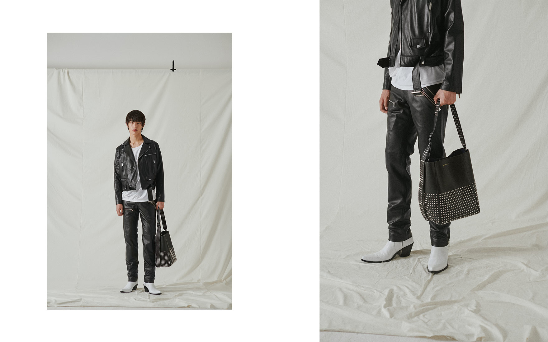 Esau Yori catalogue and main editorial photography. Photographed in our studio in Guangzhou.