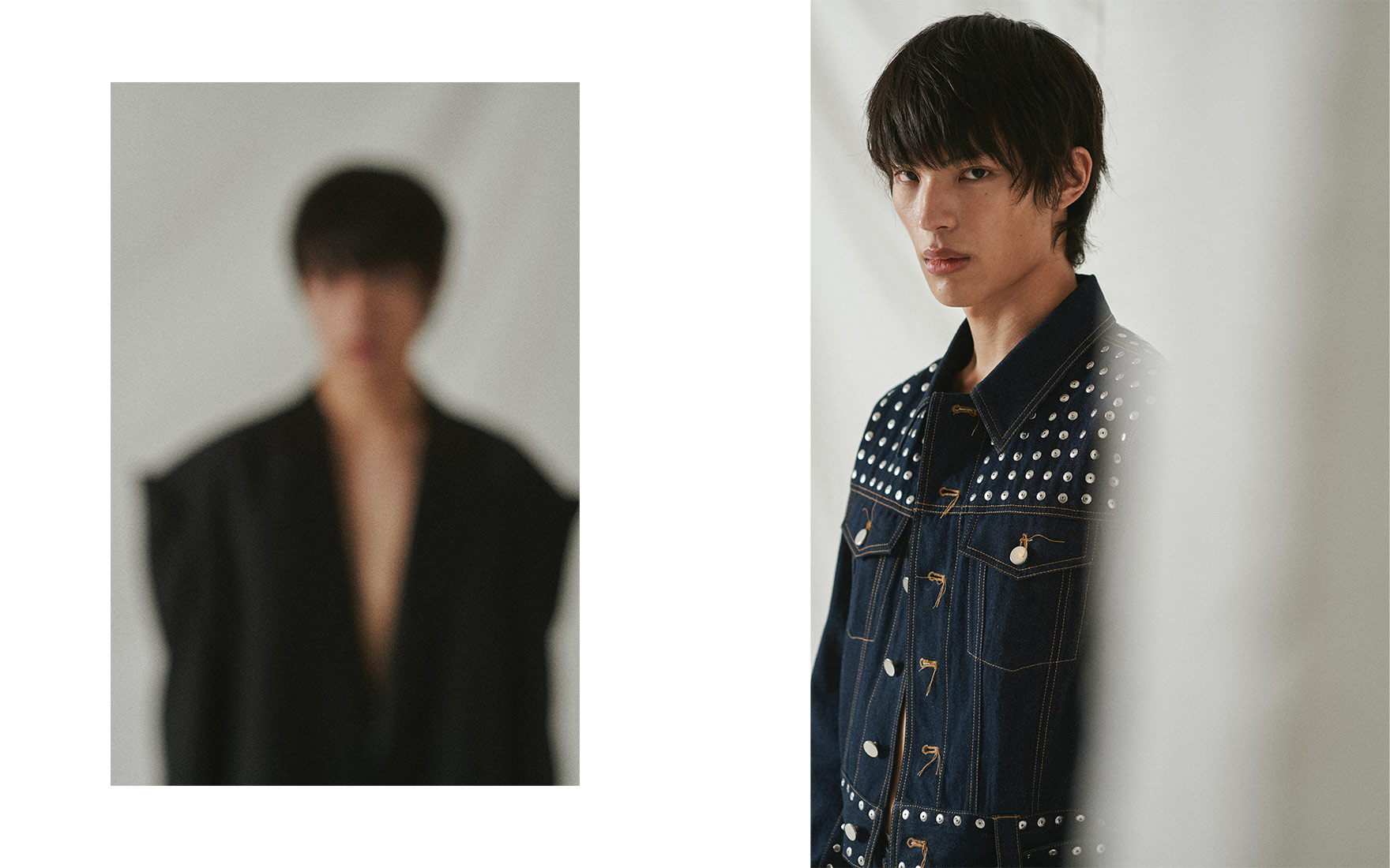 Esau Yori catalogue and main editorial photography. Photographed in our studio in Guangzhou.