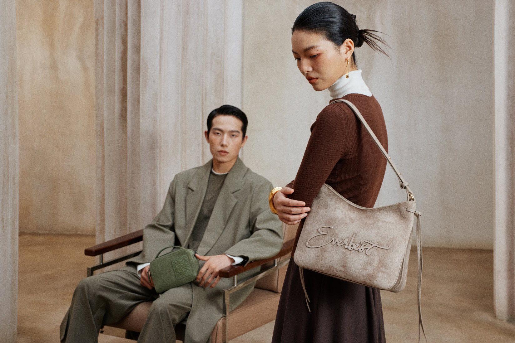 fashion editorial photography for Everbest's fall line of products