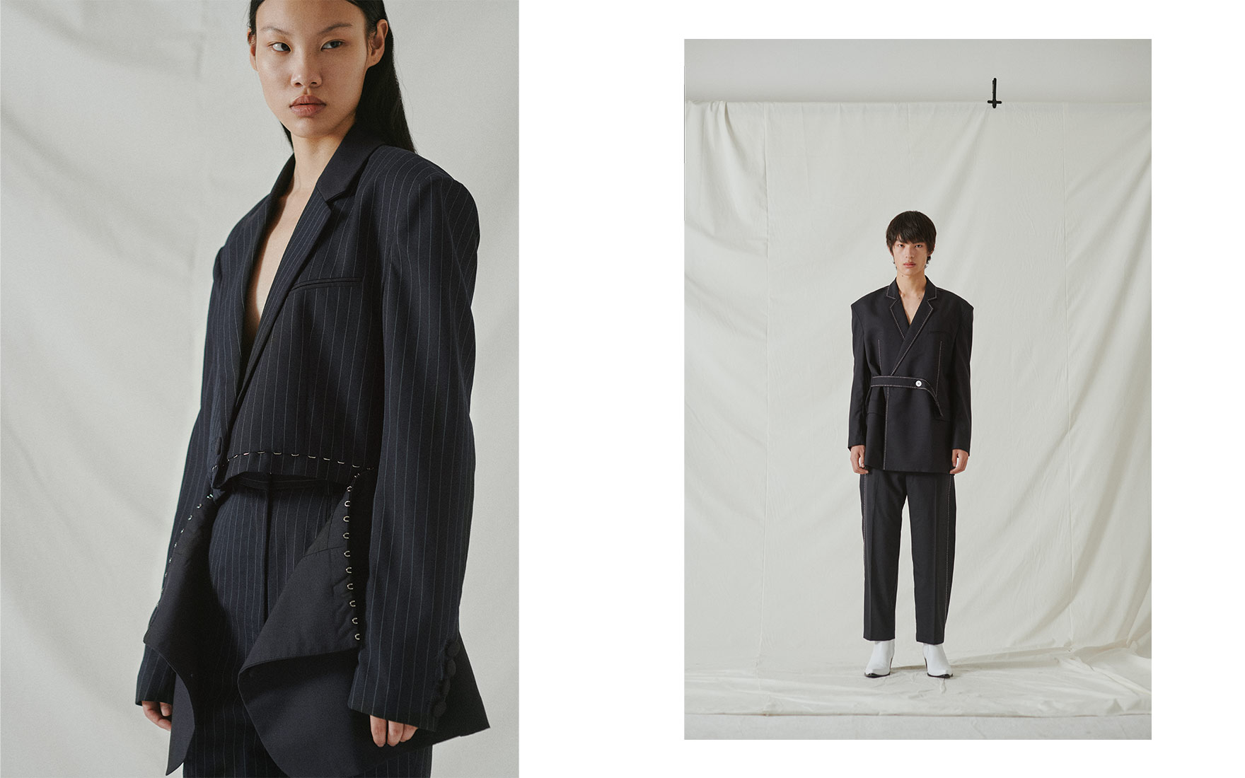 Esau Yori catalogue and main editorial photography. Photographed in our studio in Guangzhou.