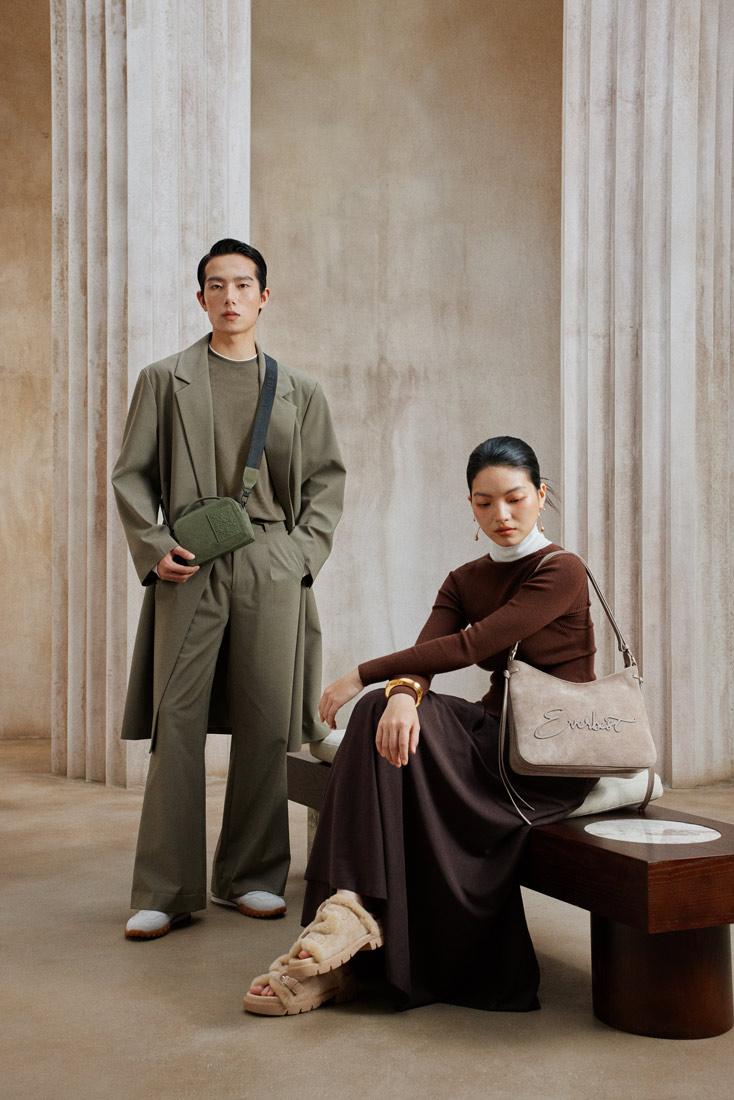 fashion editorial photography for Everbest's fall line of products