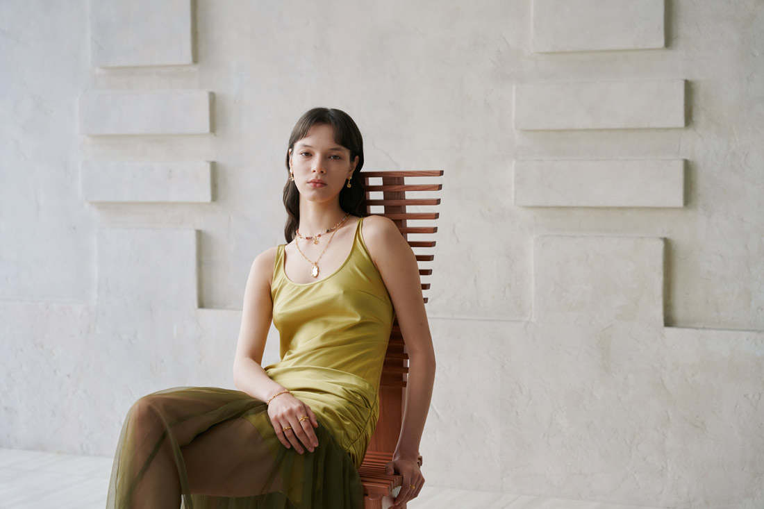 Inizio 2025 Sacred Lily collection fashion photography