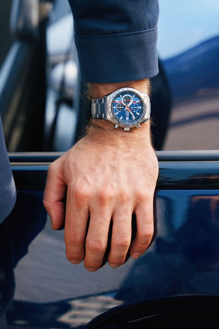 Macro product photography of Lorus wristwatches highlighting polished stainless steel textures and dial craftsmanship by ITR Visuals.