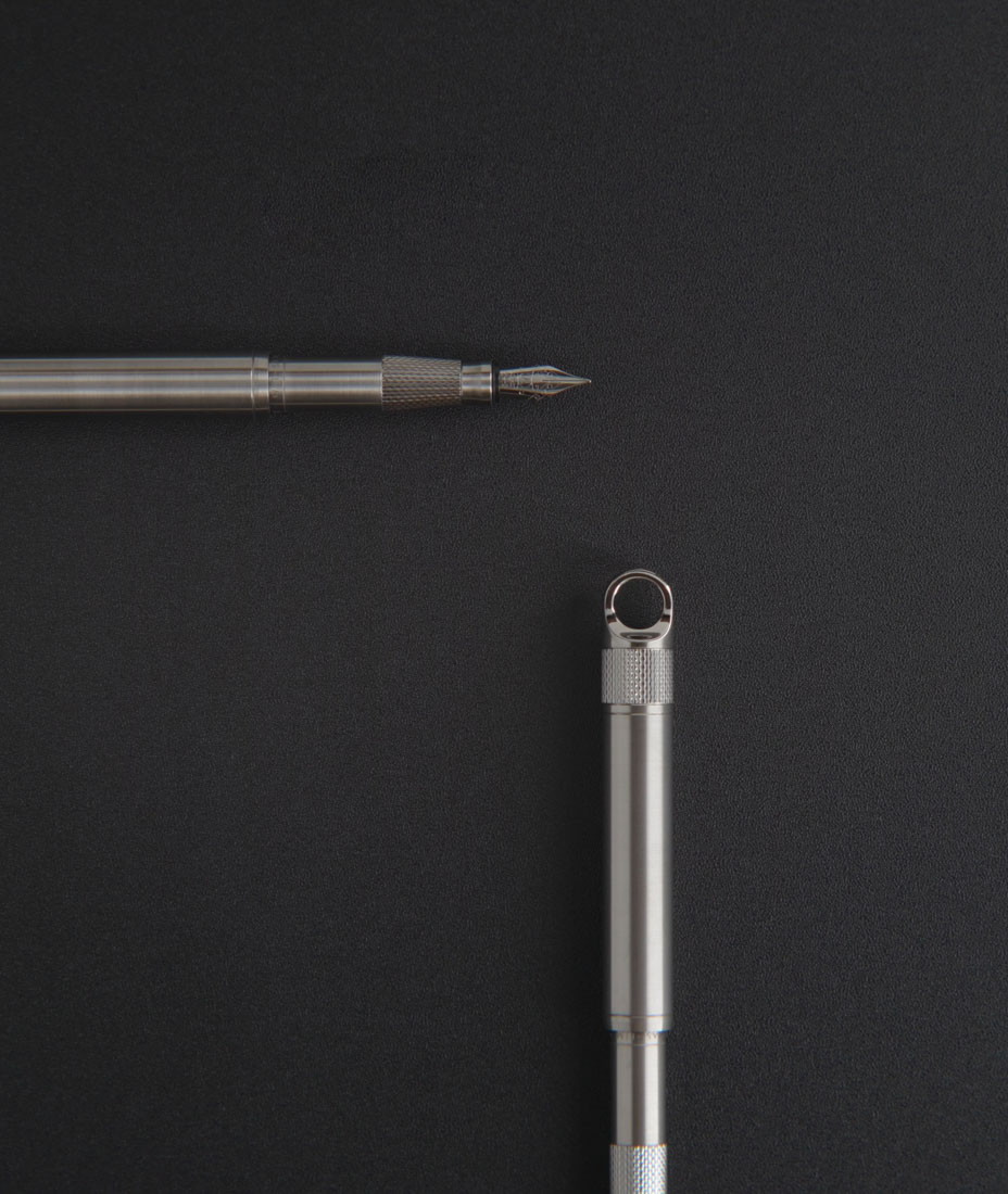 Thomas slim edc pen for kickstarter studio pictures by its visuals