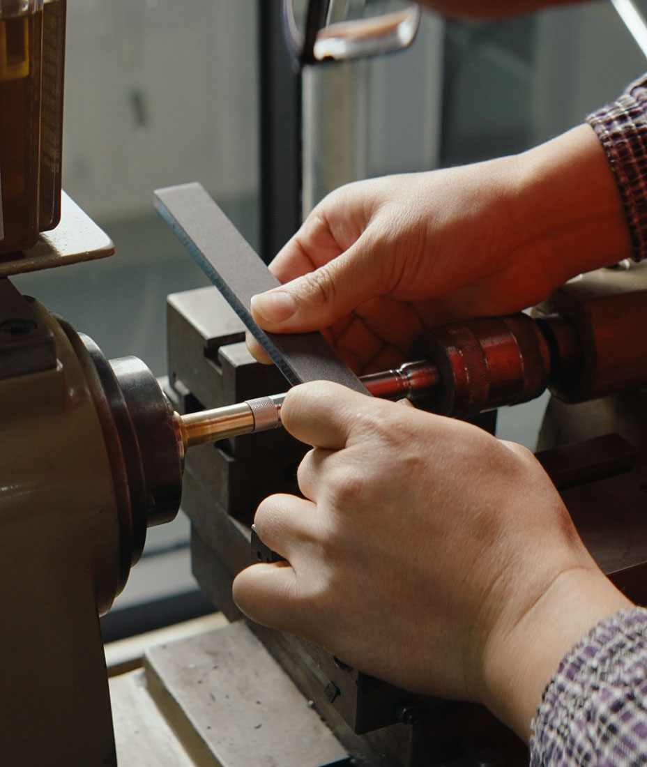 factory photography and video for Thomas slim edc pen for the kickstarter campaign