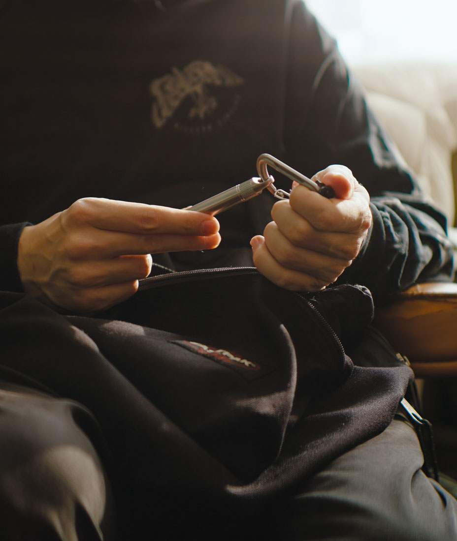 lifestyle photography and video for Thomas slim edc pen kickstarter campaign