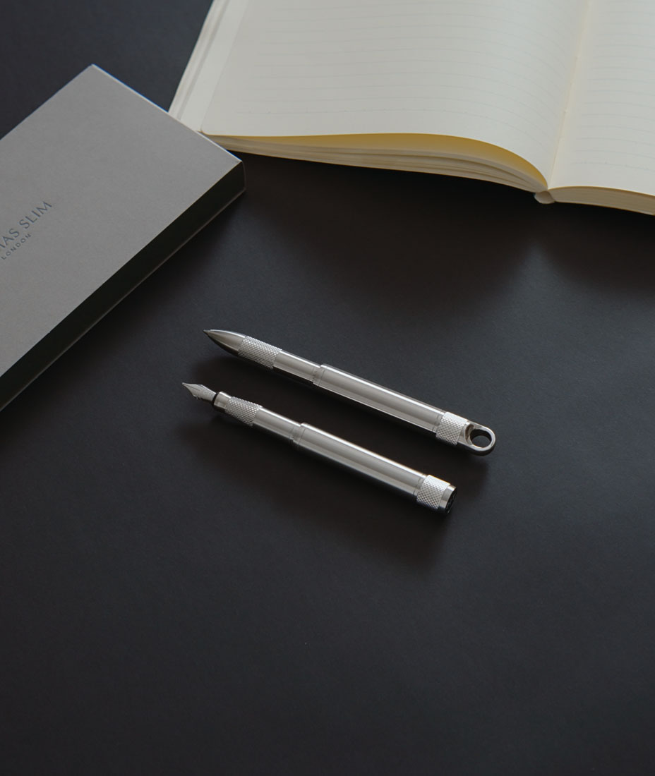 lifestyle photography and video for Thomas slim edc pen kickstarter campaign